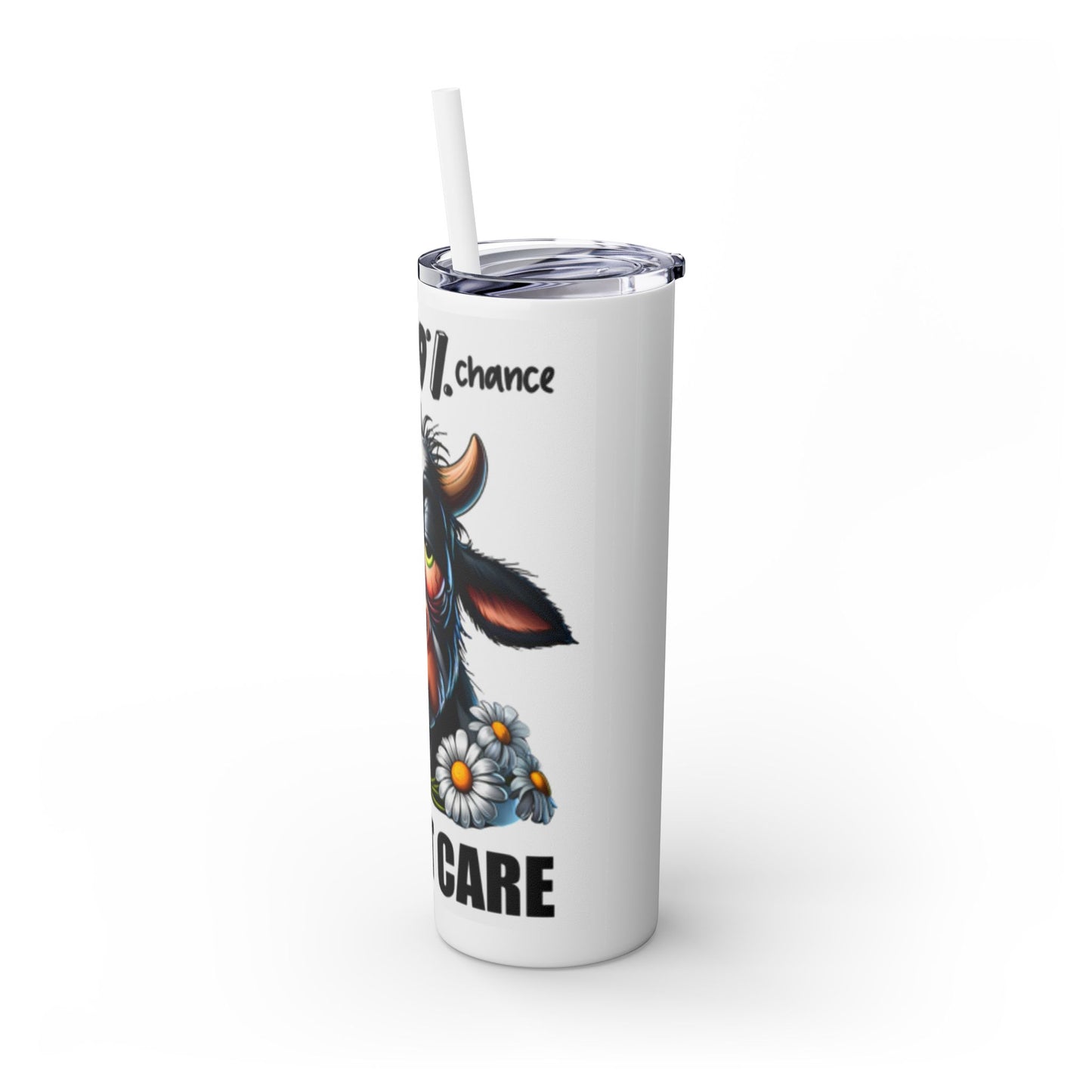 Funny Cow Skinny Tumbler